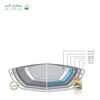 تصویر  قابلمه 28 نیوفلیم سری ماربل پوته اکستریما رنگ بژ گرم (EK-OT-C28-B)
